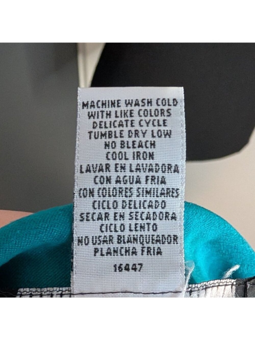 Sag‎ Harbor Turquoise Sueded Button Up Shacket - 16 - Picture 6 of 6